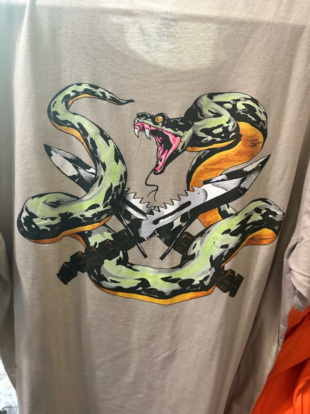 Under Armour Men's Freedom Snake Knife Graphic T-Shirt - Picture 6 of 9